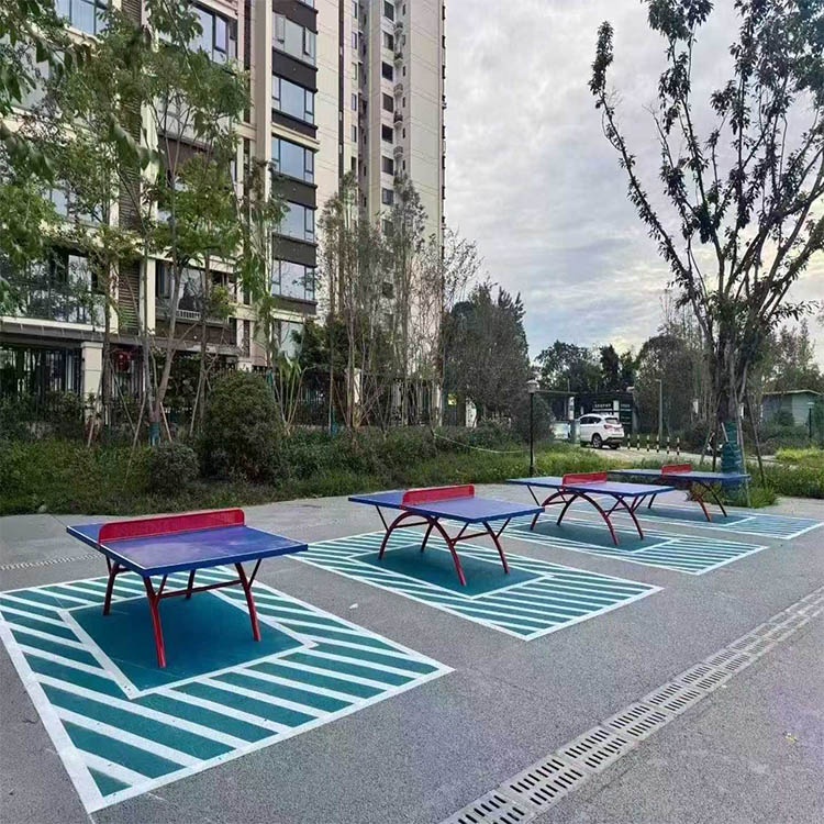 南充工地，2000多平方EPDM橡胶颗粒实景图