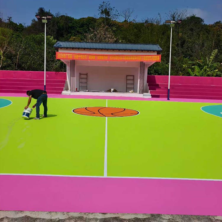 广东省云浮市新兴县六祖镇集成北路88号，丙烯酸球场看台1201平方完美交付！实景图