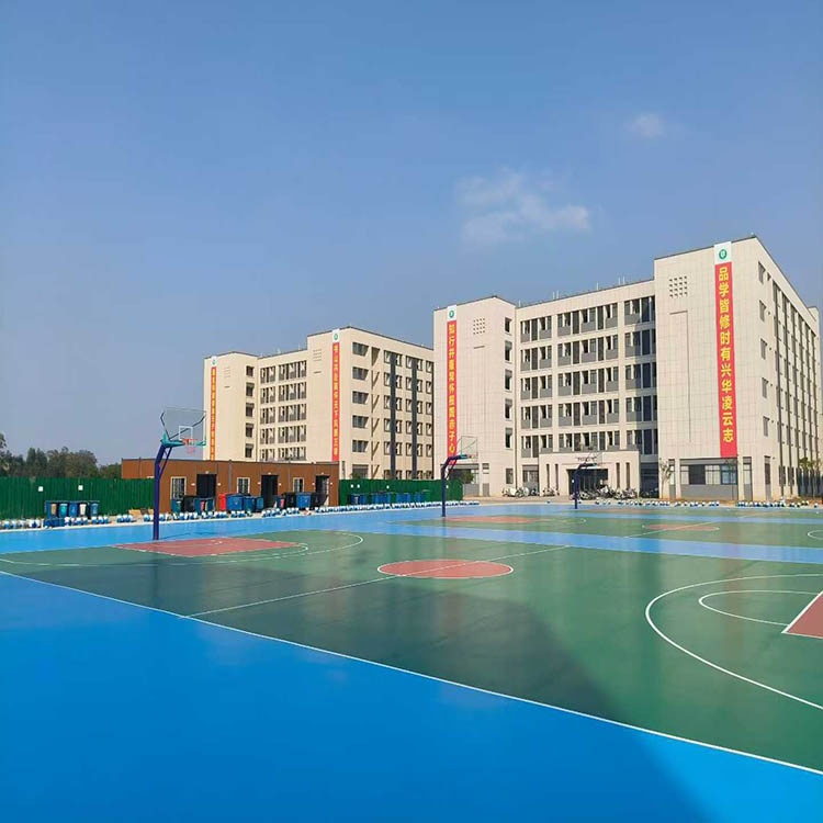 广东茂名茂南区幼儿师范专科学校6800㎡硅pu完美交付！实景图