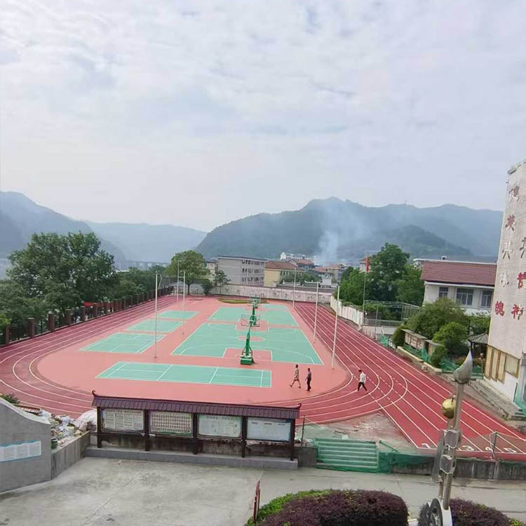 怀化二中硅PU跑道工程案例