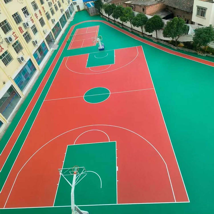 昭通高仕教育硅pu球场工程案例