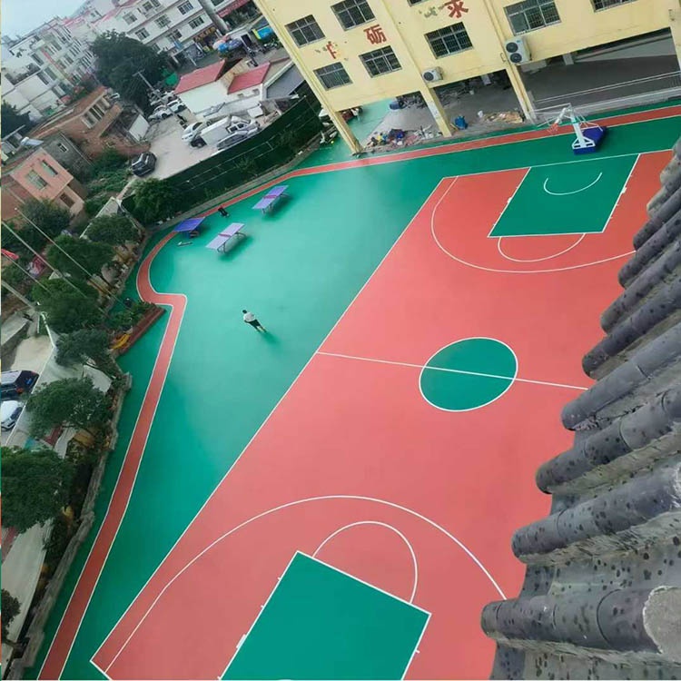 昭通高仕教育硅pu球场实景图