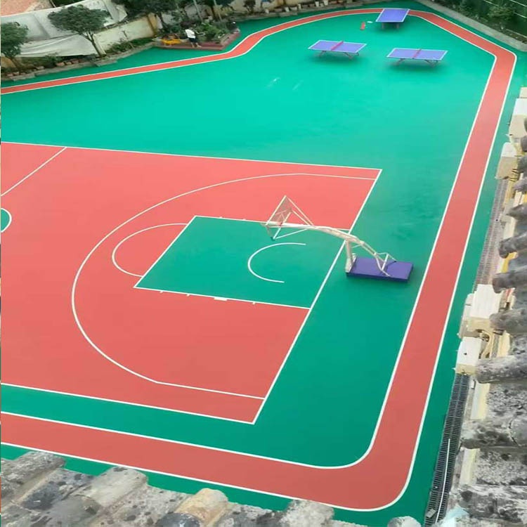 昭通高仕教育硅pu球场实景图