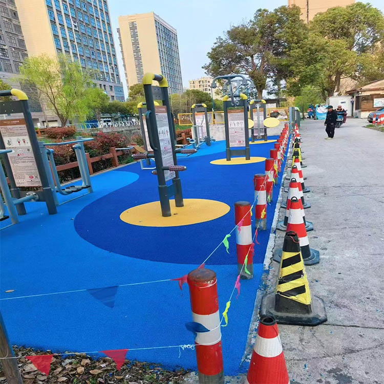 上海小区EPDM完工工程案例