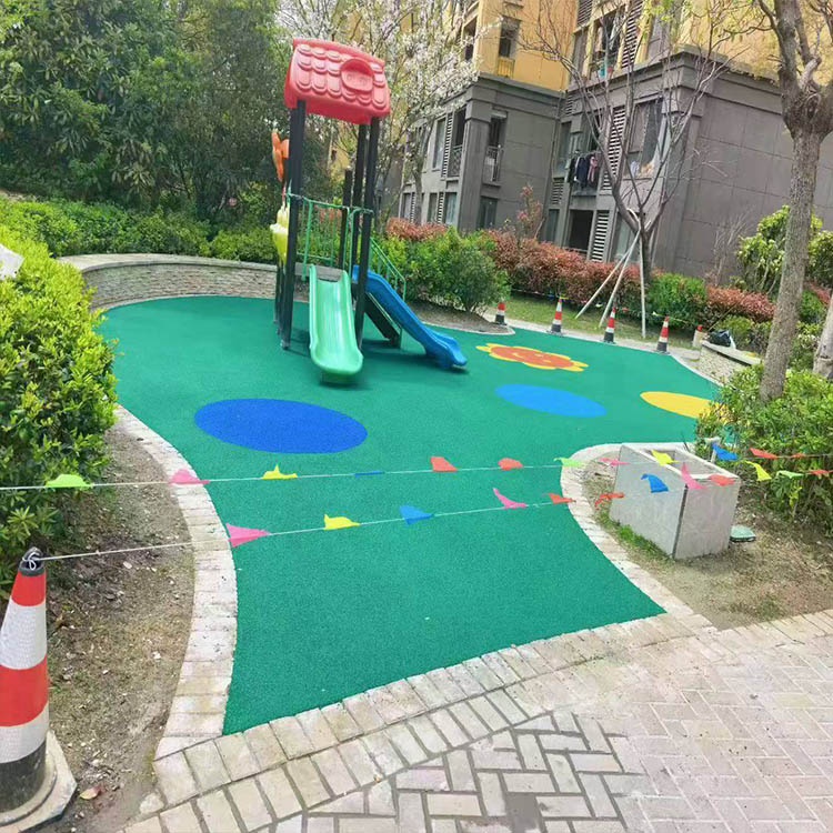 上海小区EPDM完工实景图