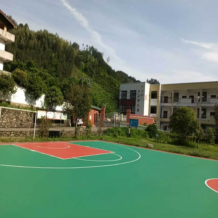 桂东县青山中心小学硅pu工程案例