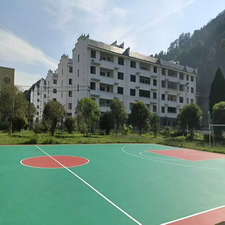桂东县青山中心小学硅pu实景图