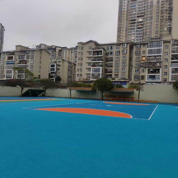 毕节七星关第五幼儿园双层EPDM实景图