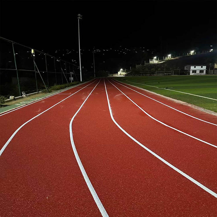 永善县溪洛渡高级中学全塑型跑道实景图