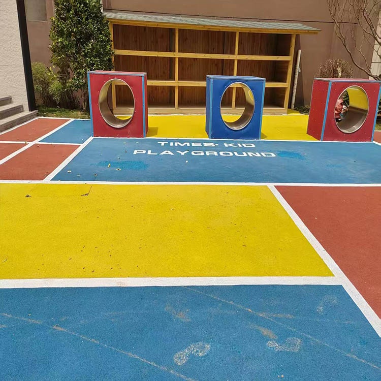 清镇壹号大院幼儿园EPDM塑胶完工实景图