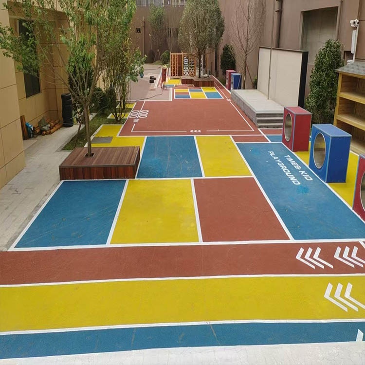 清镇壹号大院幼儿园EPDM塑胶完工实景图