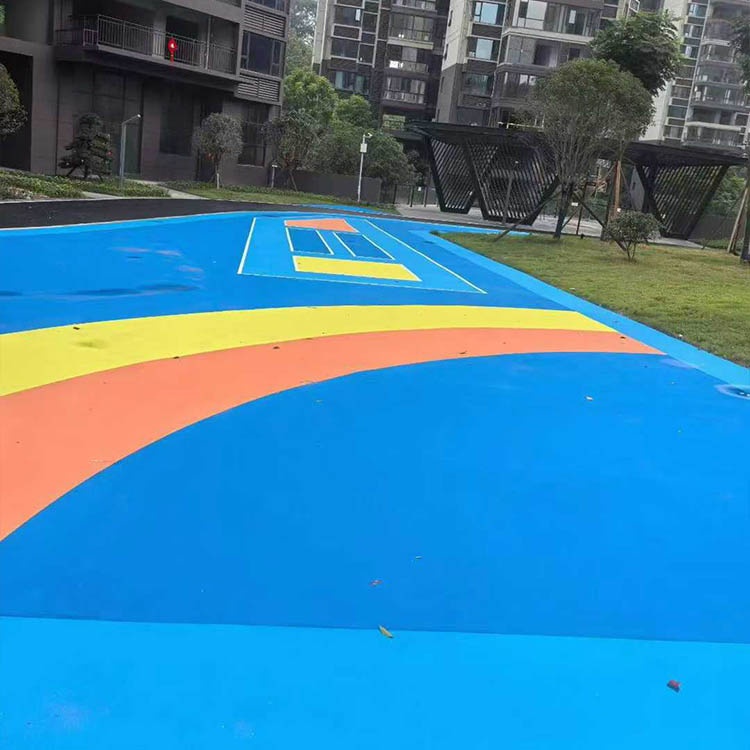 湖南郴州某小区丙烯酸完工工程案例