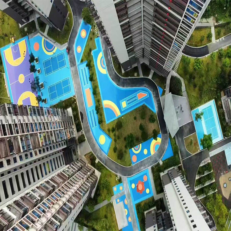 湖南郴州某小区丙烯酸完工实景图