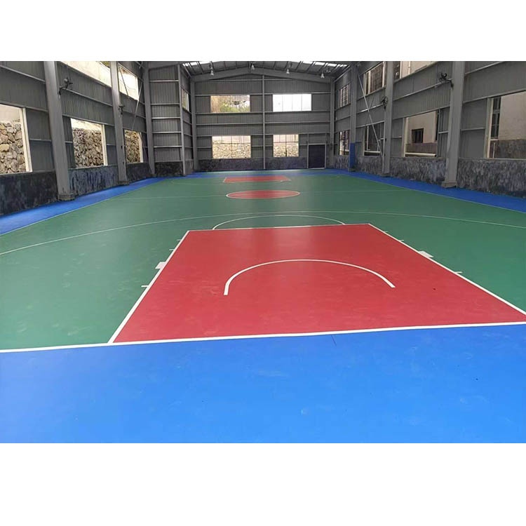 益阳市南金乡中学硅PU球场工程案例