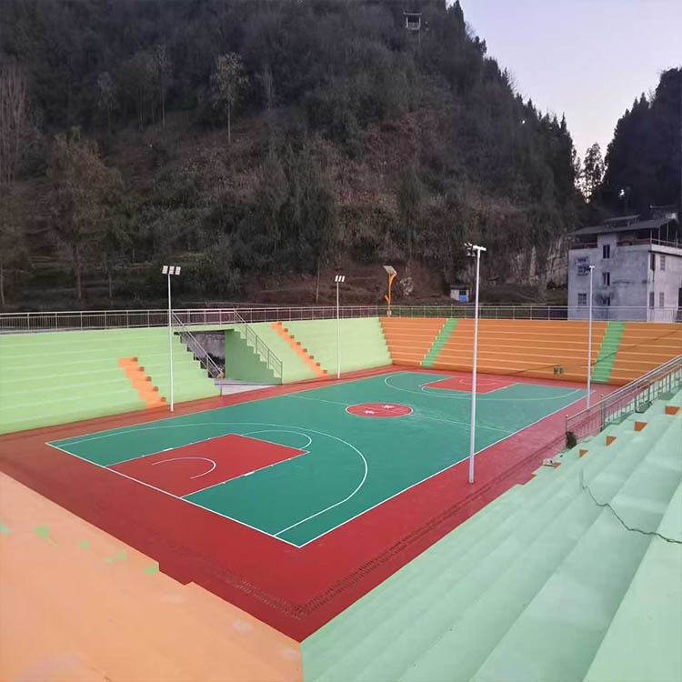 遵义务川黄都中心完小篮球场项目工程案例
