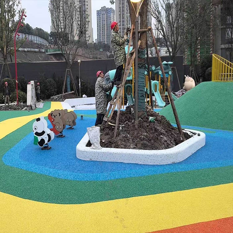 重庆EPDM塑胶地面工程案例