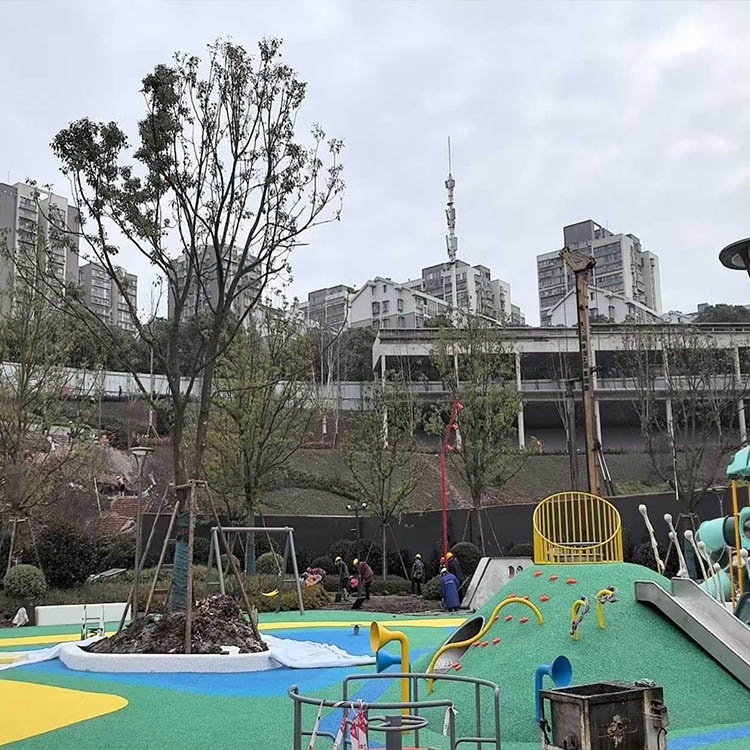 重庆EPDM塑胶地面实景图