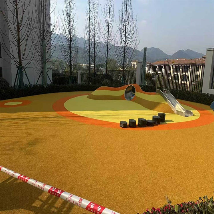 重庆EPDM塑胶地面实景图