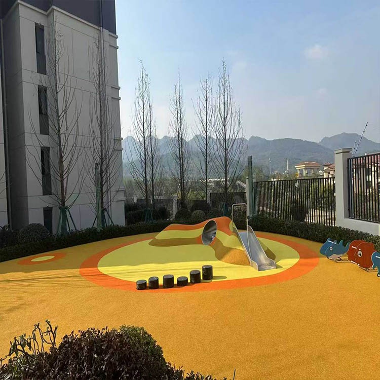 重庆EPDM塑胶地面实景图