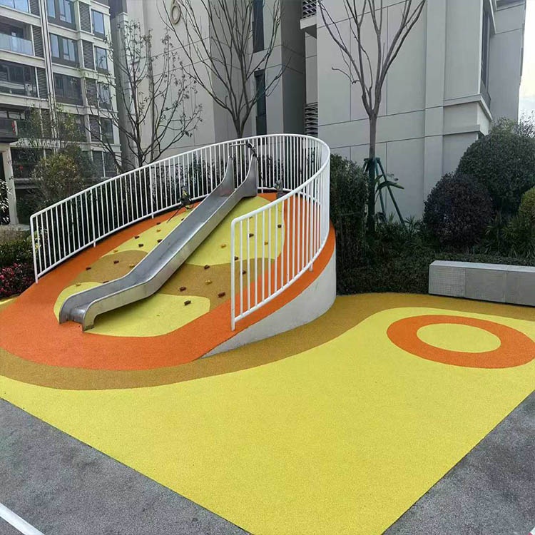 重庆EPDM塑胶地面实景图