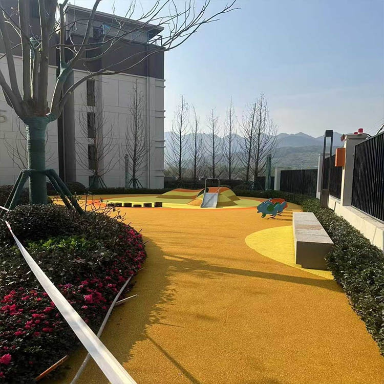 重庆EPDM塑胶地面实景图