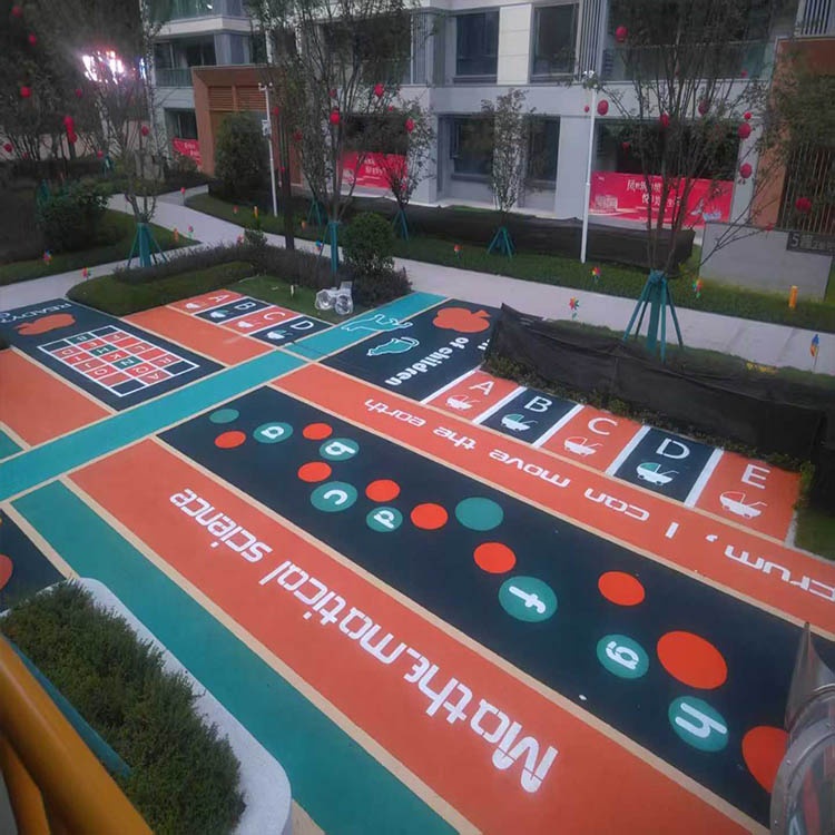 重庆凤栖学府二期epdm实景图