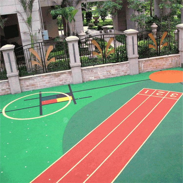 全塑型（现浇型）塑胶跑道——鸿运黔诚产品实景
