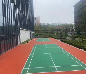 成都双流硅PU羽毛球场